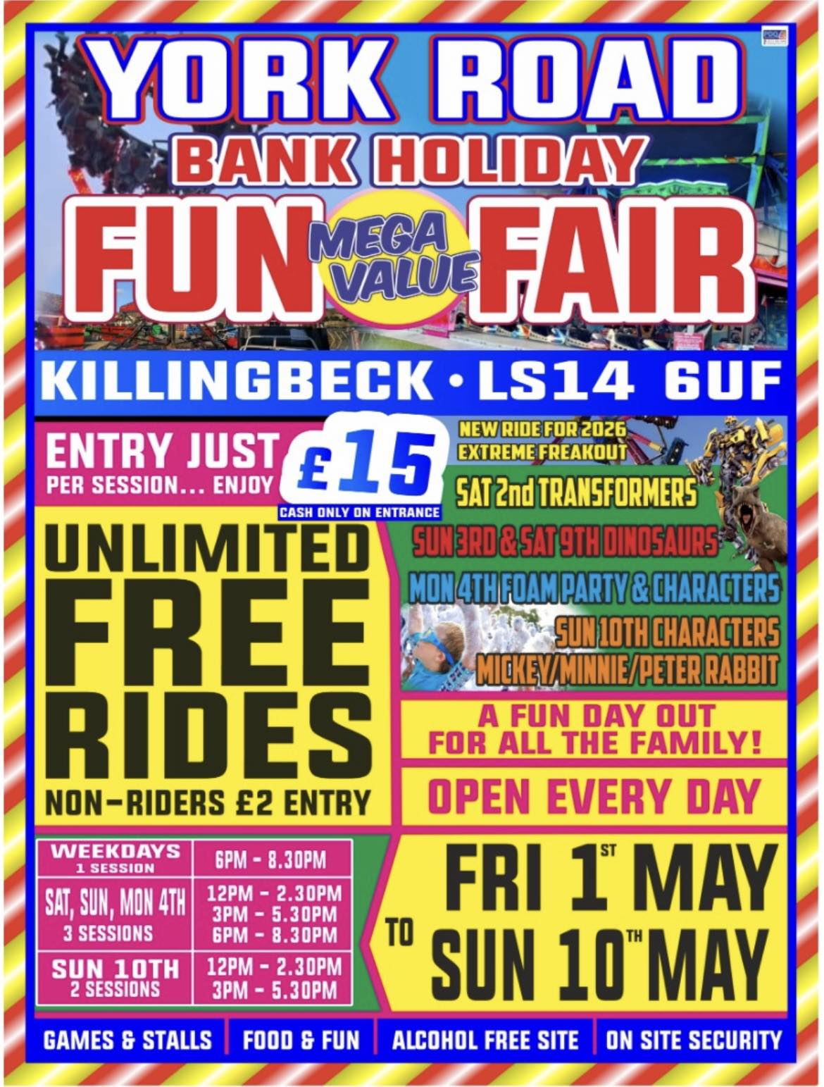 York Road Funfair at York Road