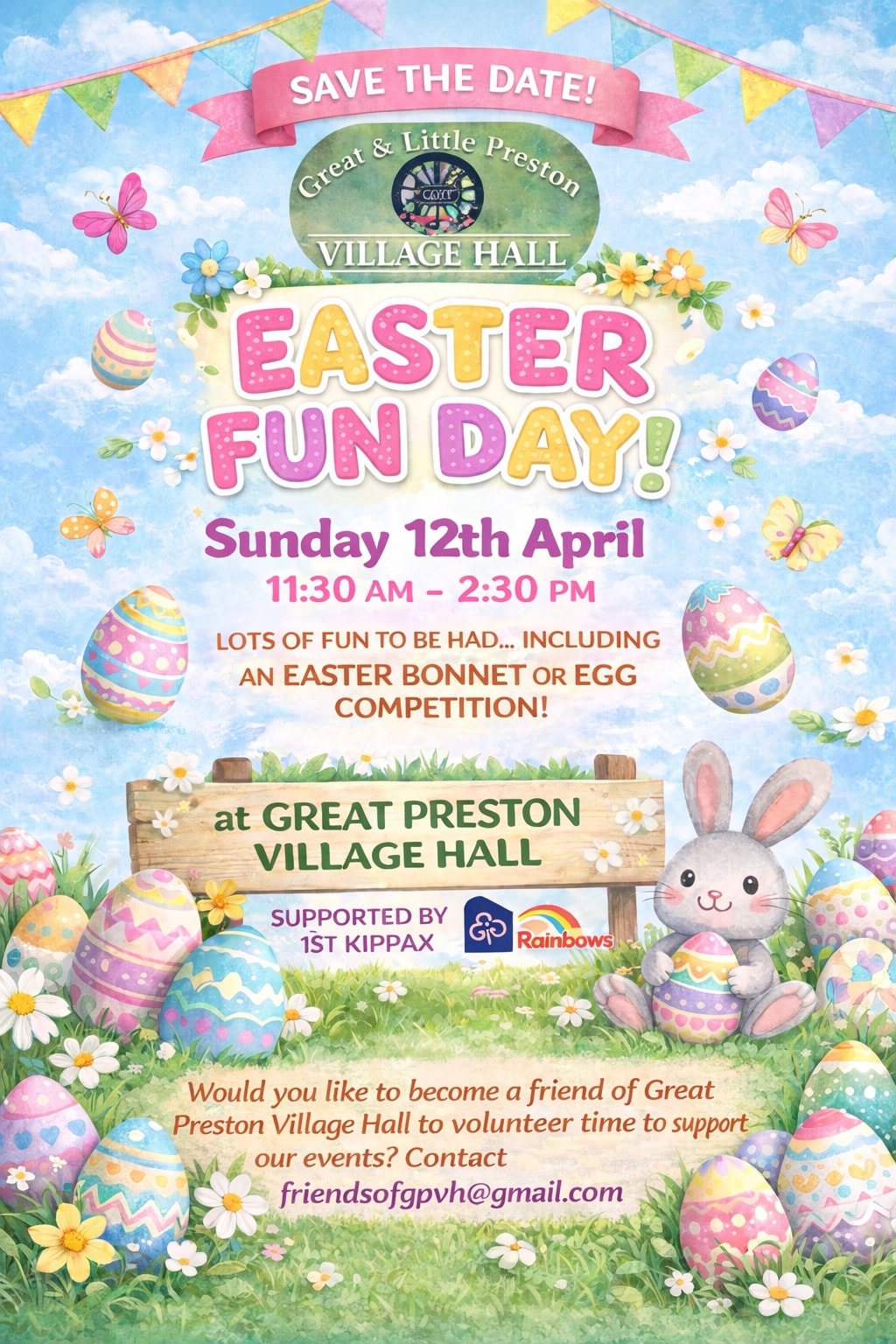 Easter Fun Day at Great Preston Village Hall