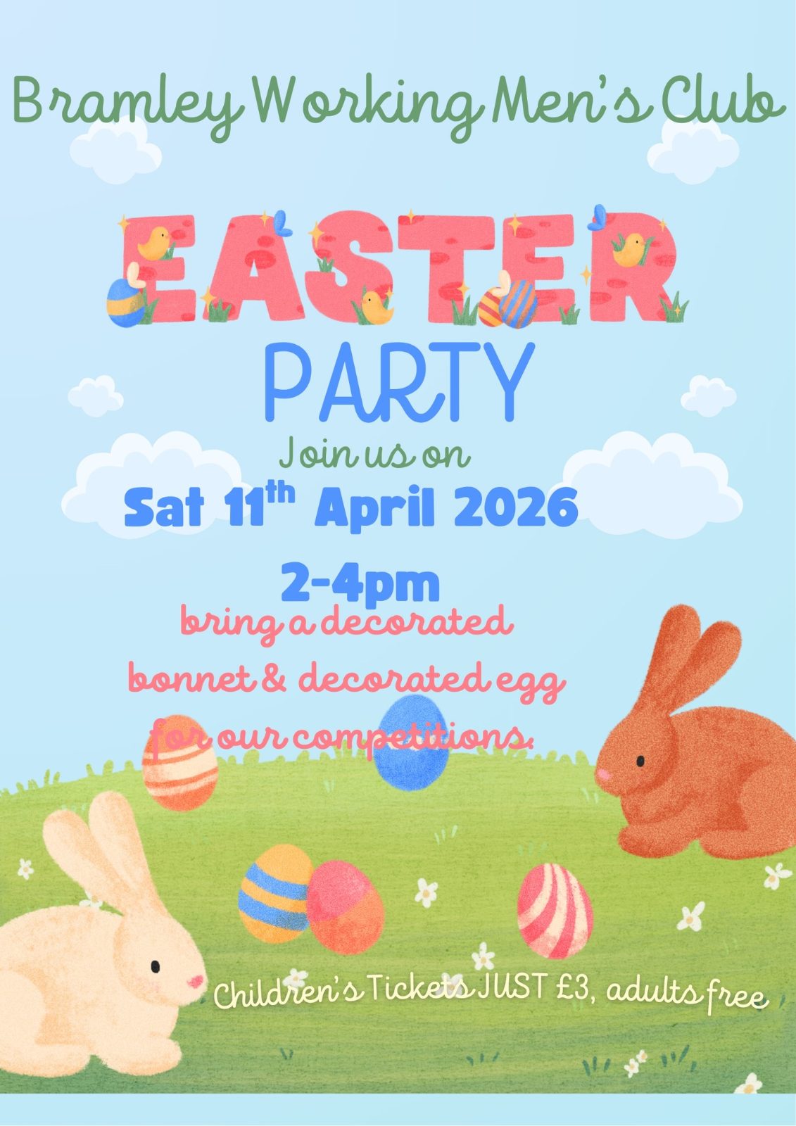 Easter Party at Bramley WMC - Elder Road