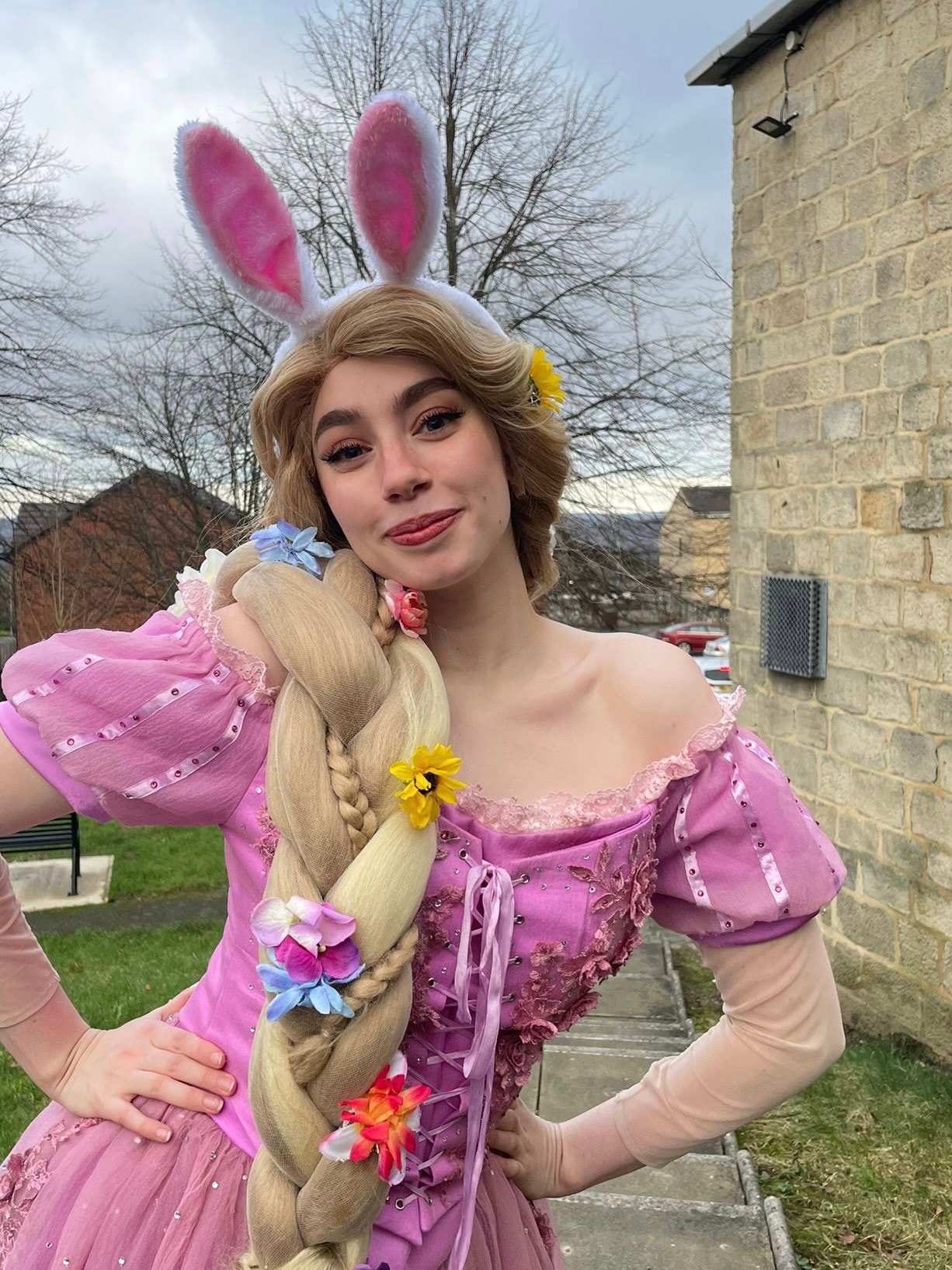 Princess & Pancakes with Easter Rapunzel