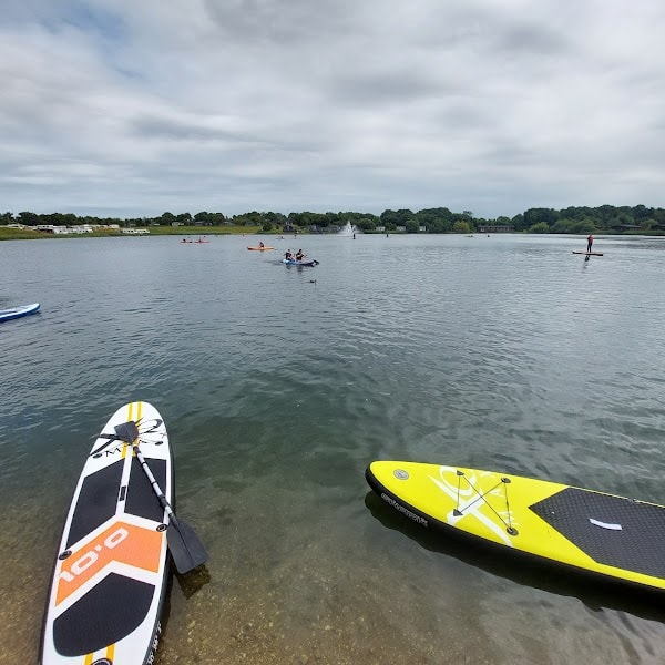 Water activities lake