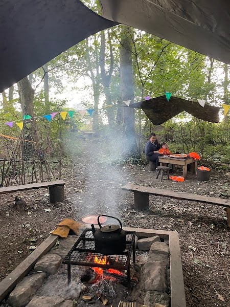 Forest School Sessions at Wilderness Adventures