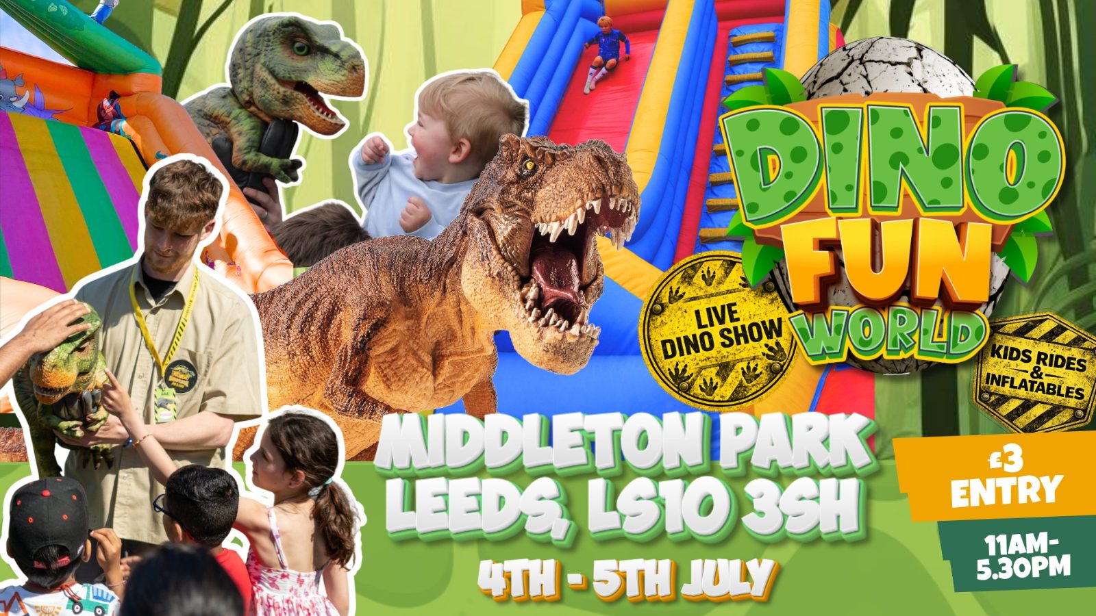 Dino Fun World - Middleton Park, Leeds