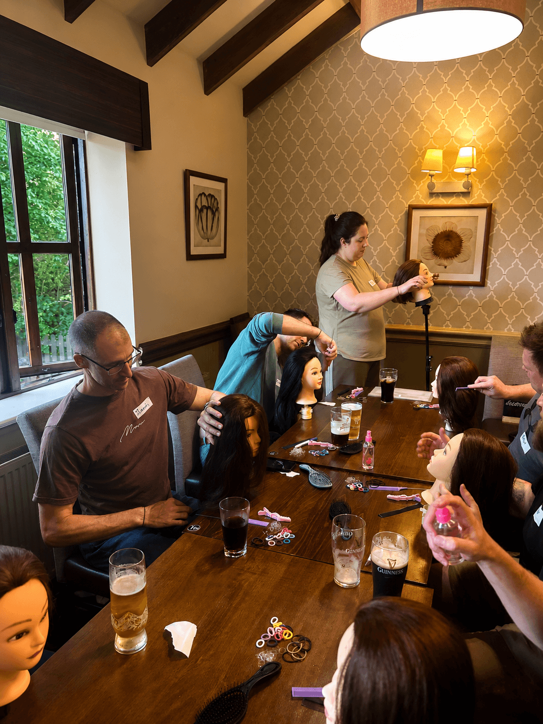 Beers & Bobbles Hair Styling for Dads, Grandads & Male Carers