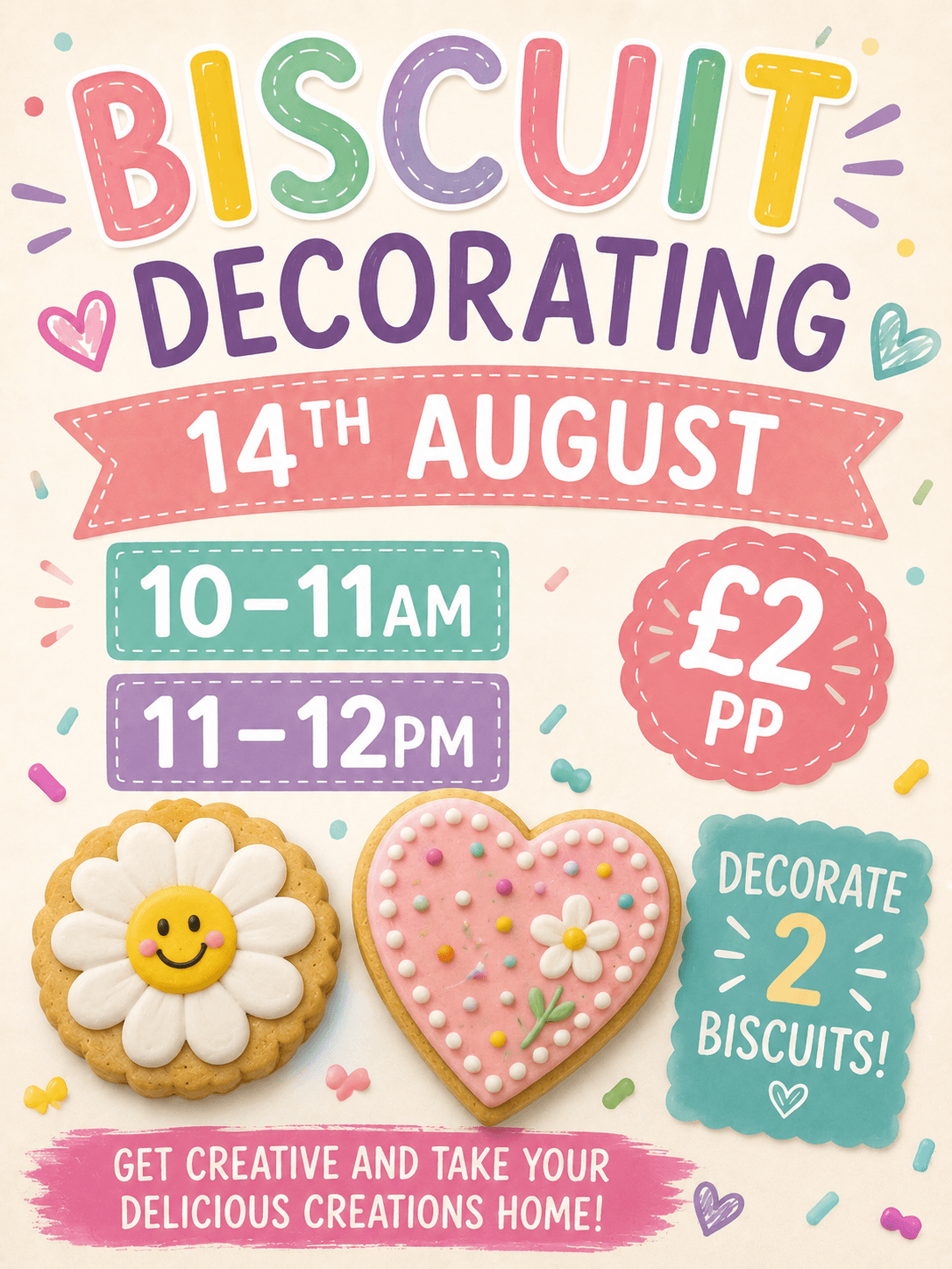 Biscuit Decorating (10:00-11:00 slot)