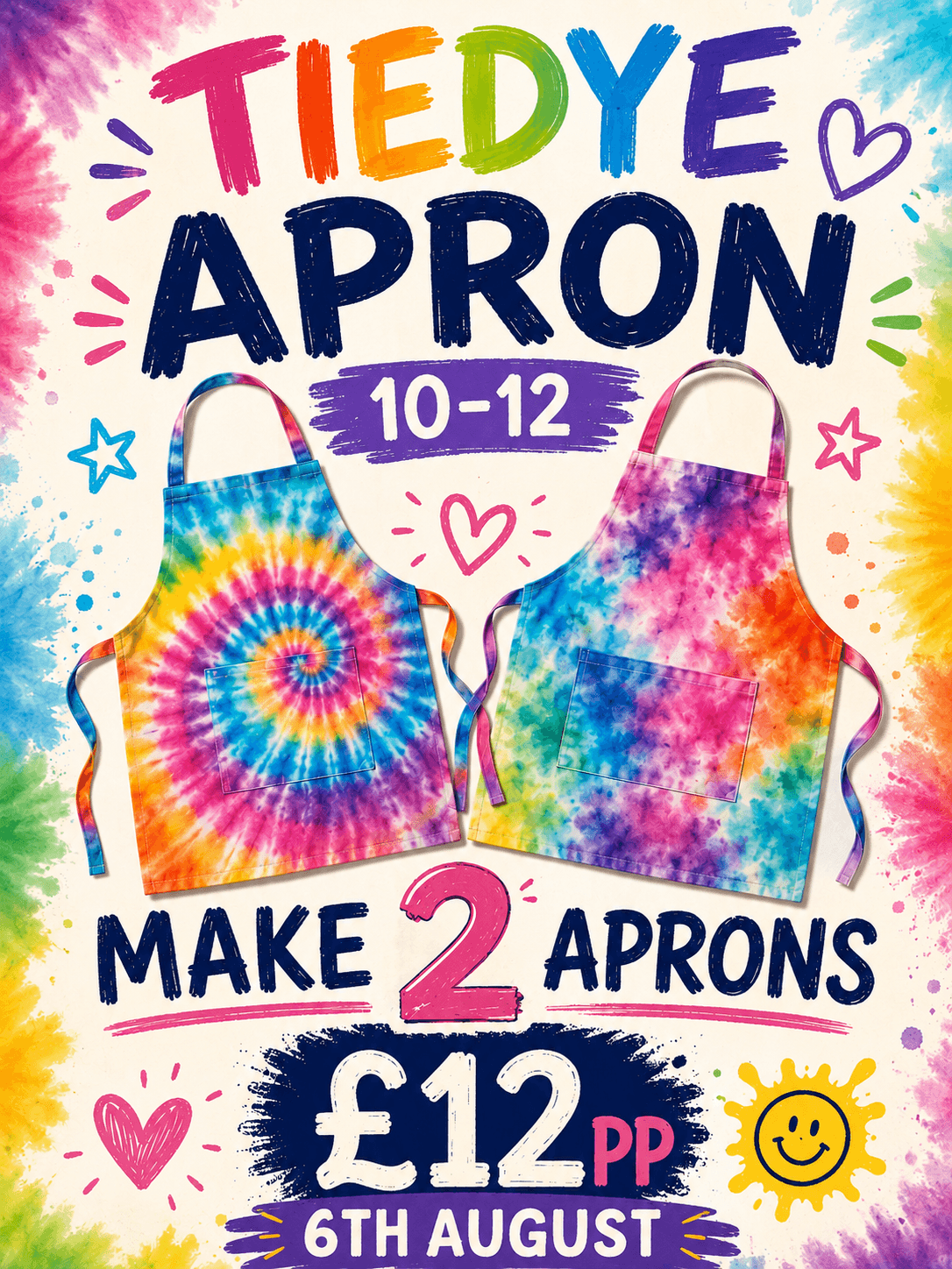 Tie Dye Apron