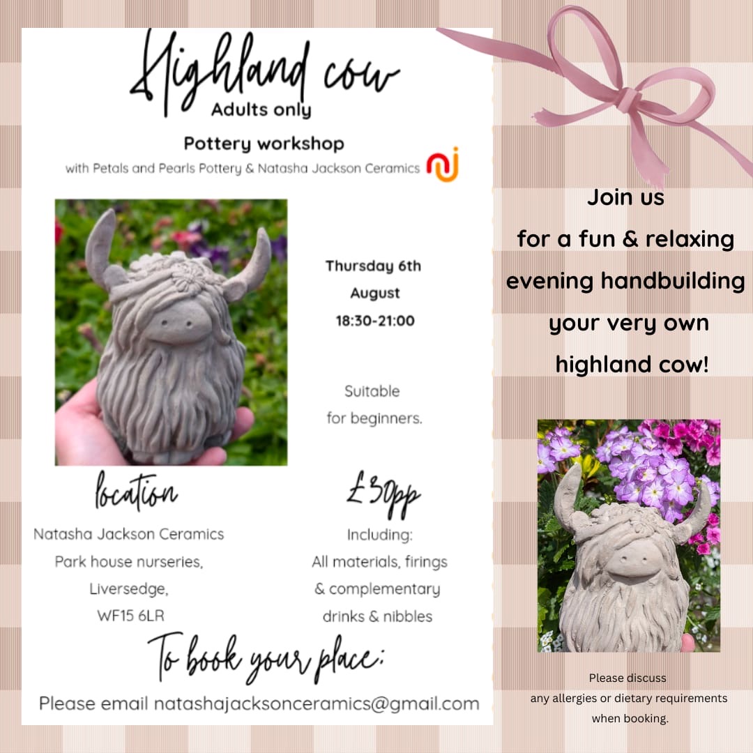 Make Your Own Ceramic Highland Cow