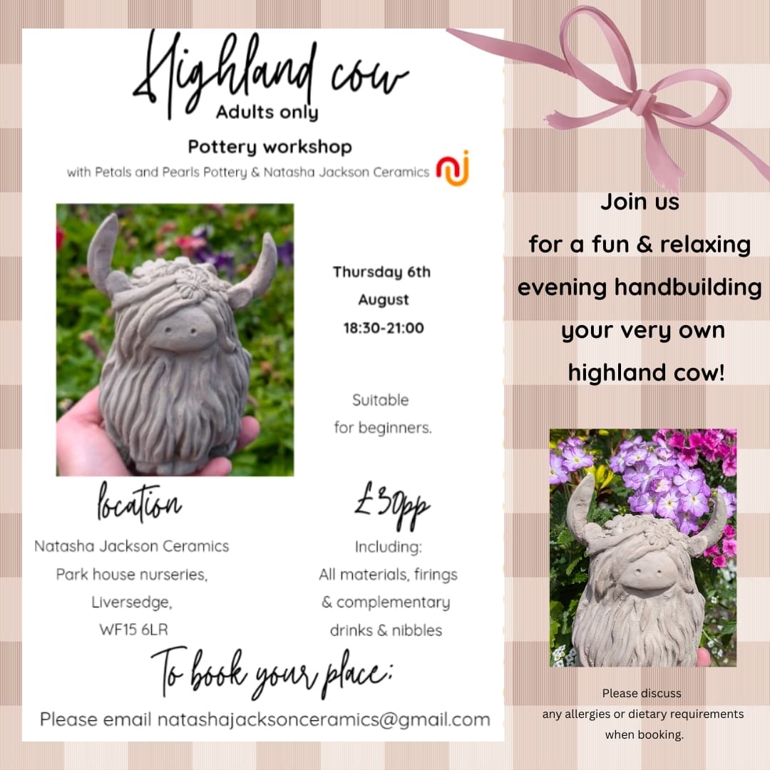 Make Your Own Ceramic Highland Cow